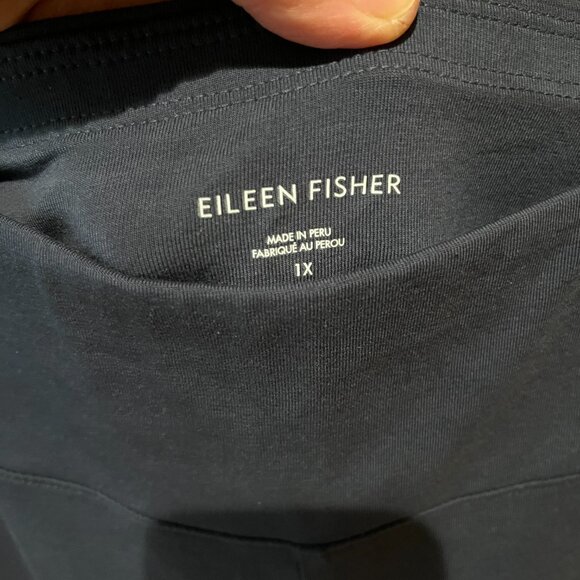 Eileen Fisher Pima Cotton Stretch Jersey Wide-Leg Pant - Picture 2 of 3